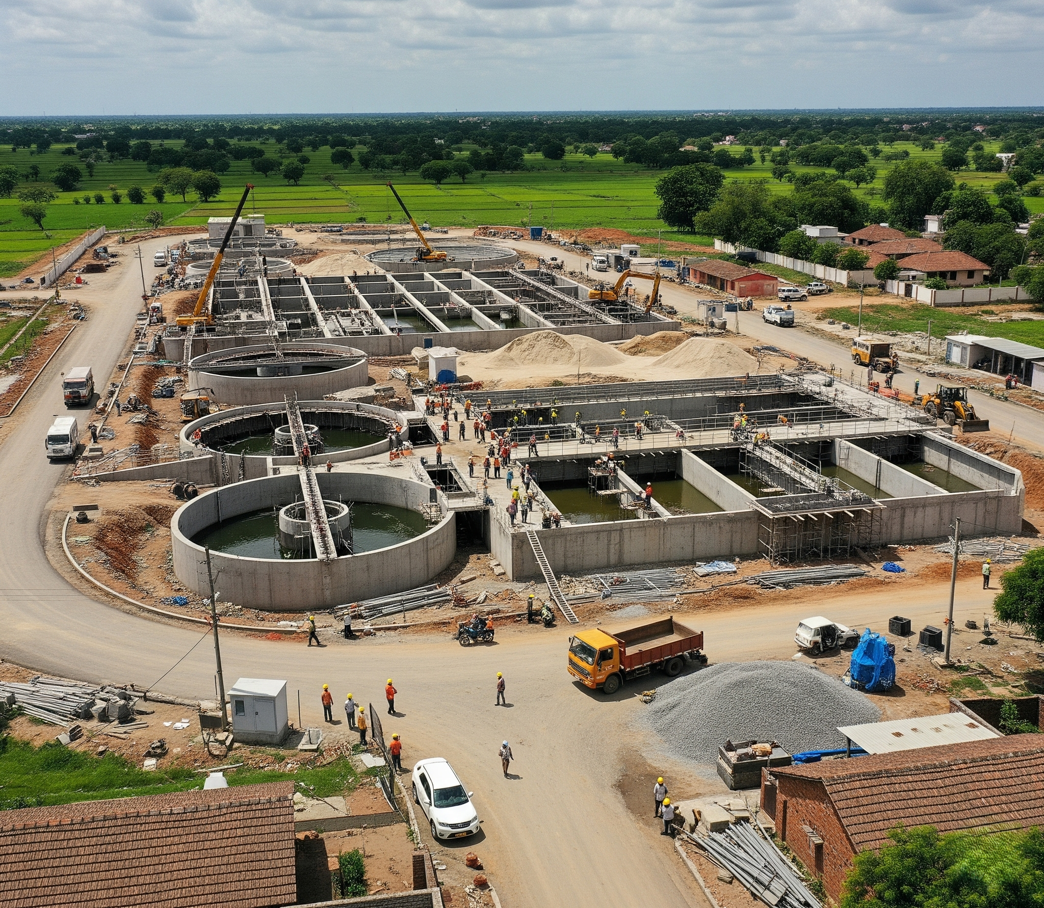 sewage treatment plant